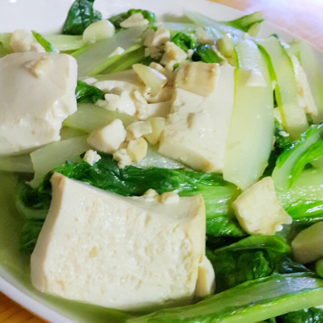 青菜豆腐