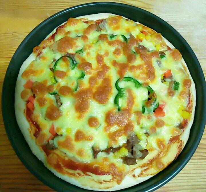 黑椒牛肉厚底披萨