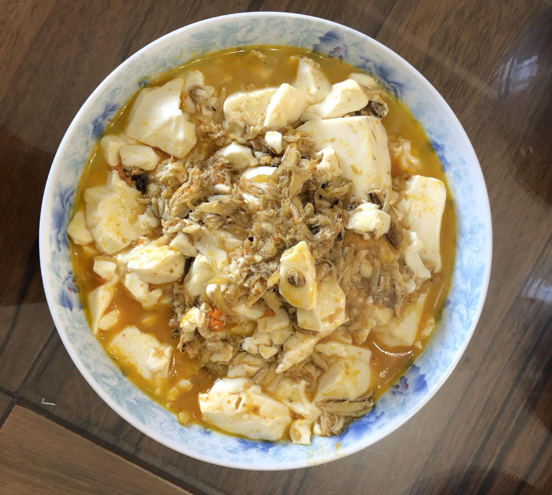 蟹粉烩豆腐