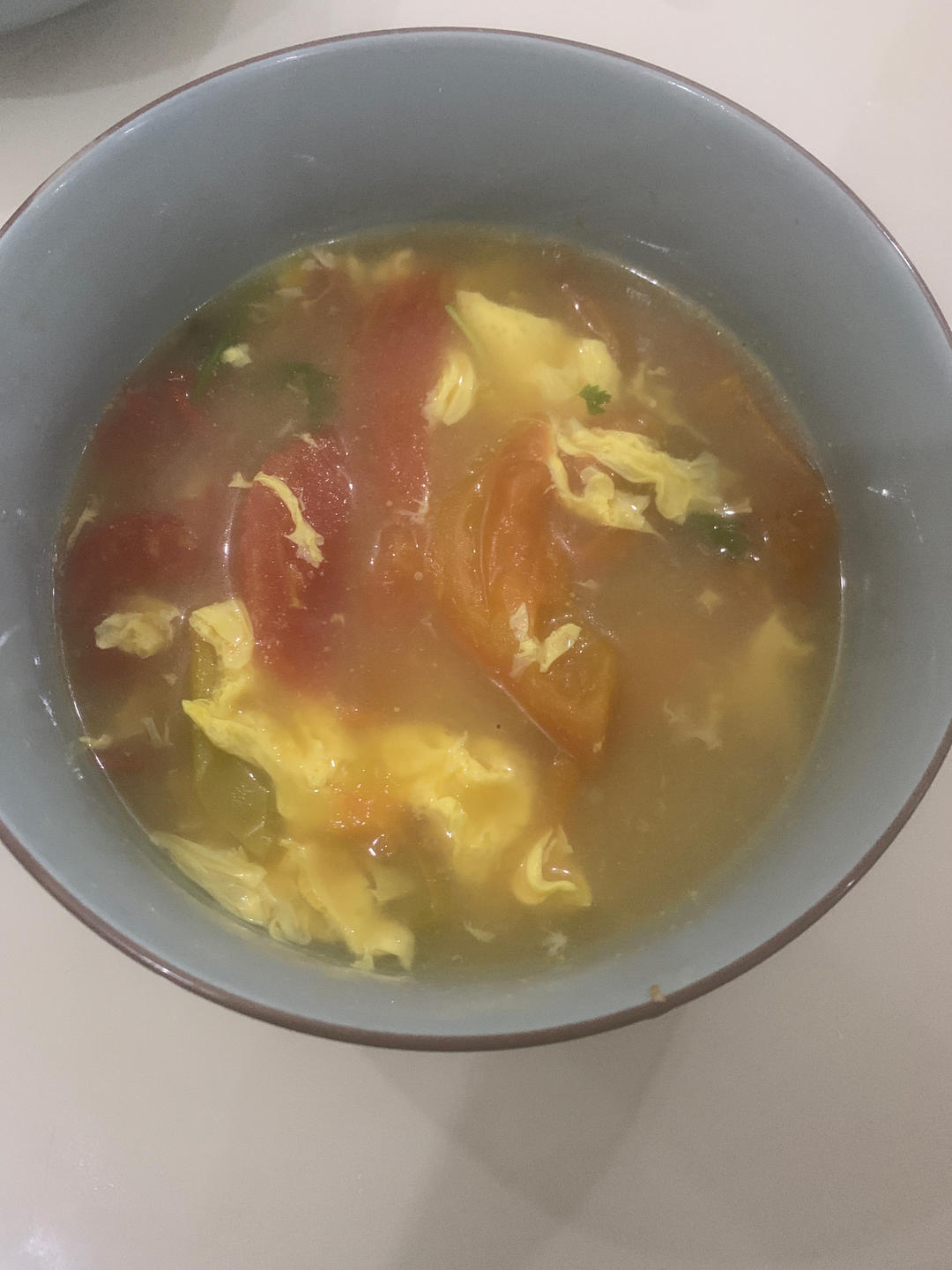 【跟我做不会错】简单又好喝的西红柿鸡蛋汤，家常又营养哦