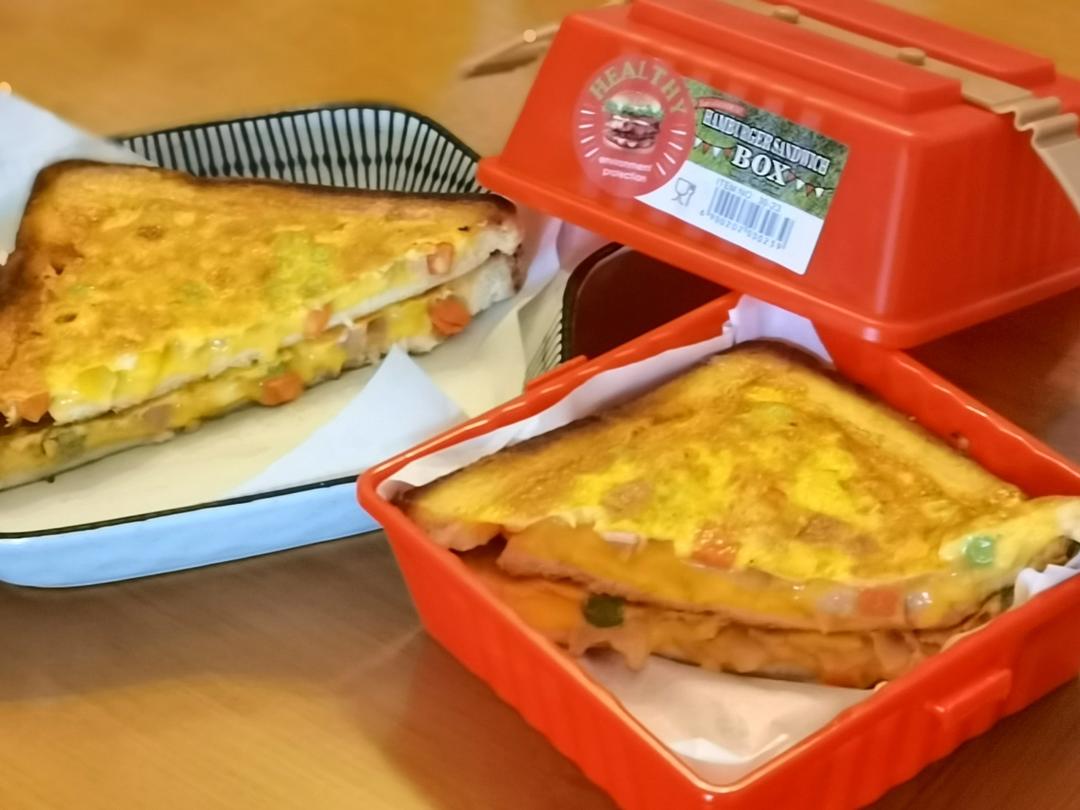 芝士鸡蛋三明治🥪