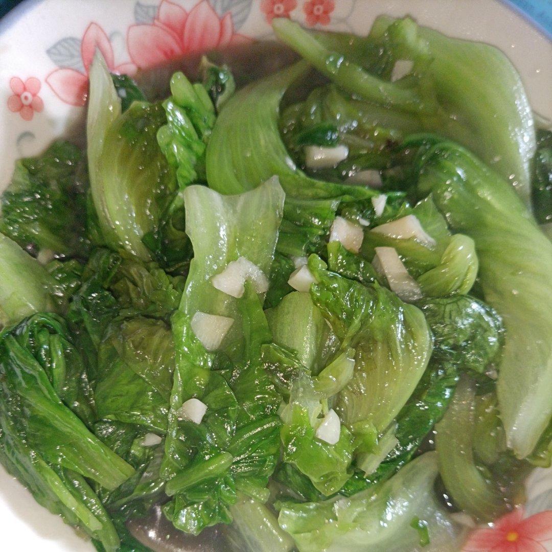 三分钟脆炒蒜蓉生菜