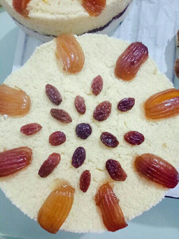 竹雨沙沙做的三色重阳糕