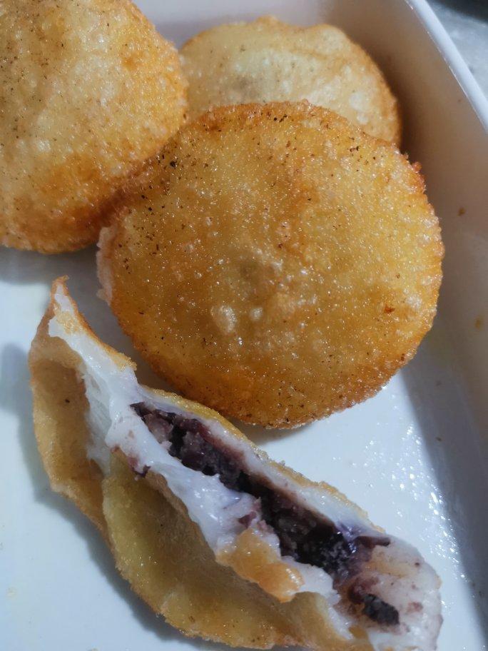东北油炸糕（糯米粉豆沙馅儿）不翻车很简单