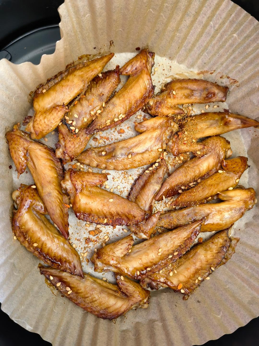 追剧下酒小零食！鸡翅尖！空气炸锅版（不放一滴油）