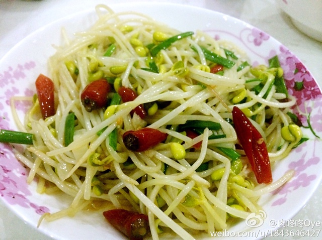 炒豆芽