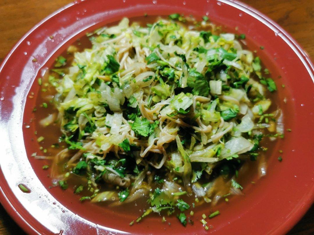 爽口金针菇拌黄瓜🥒