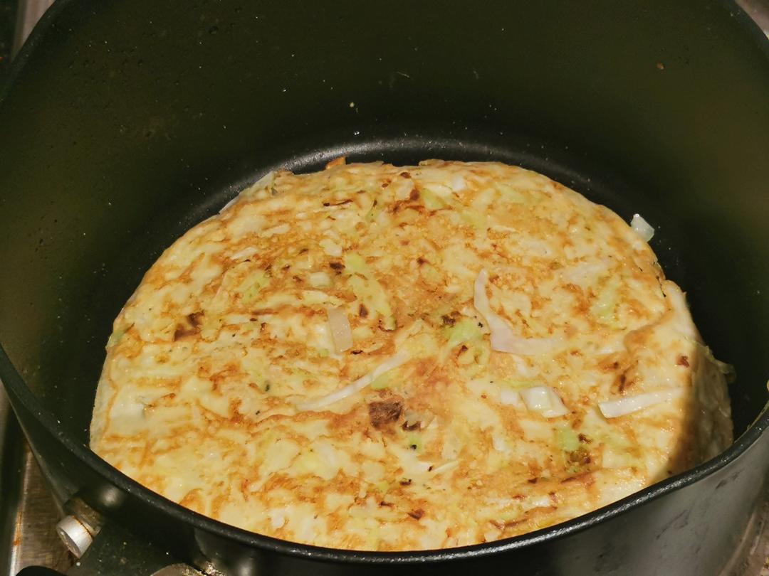 黄磊老师同款低卡营养包菜鸡蛋饼