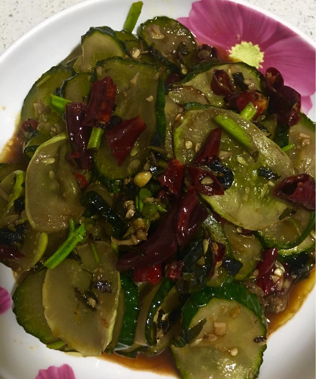 紫苏煎黄瓜