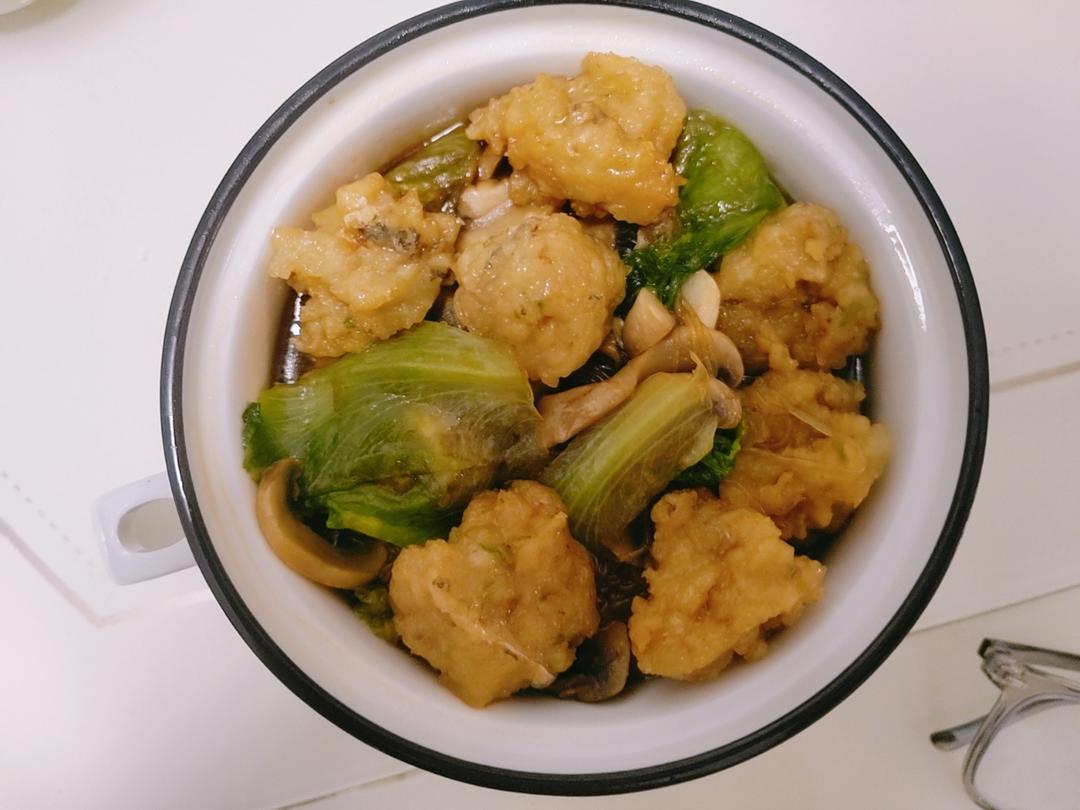 蒜蓉虾滑煲