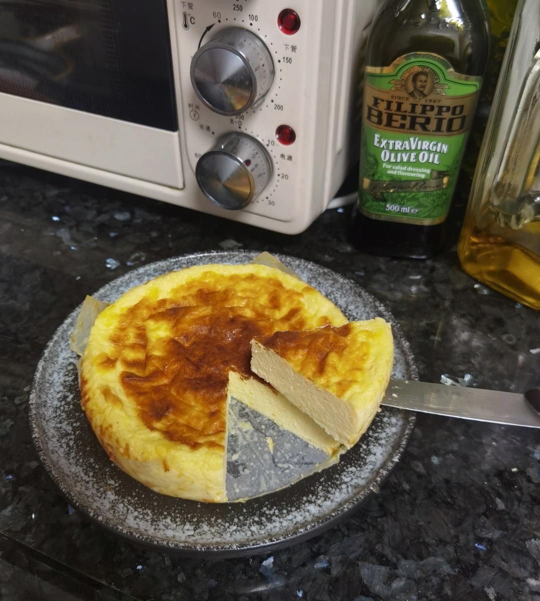 生酮低碳-巴斯克蛋糕，柔滑细腻，按配方绝对流心