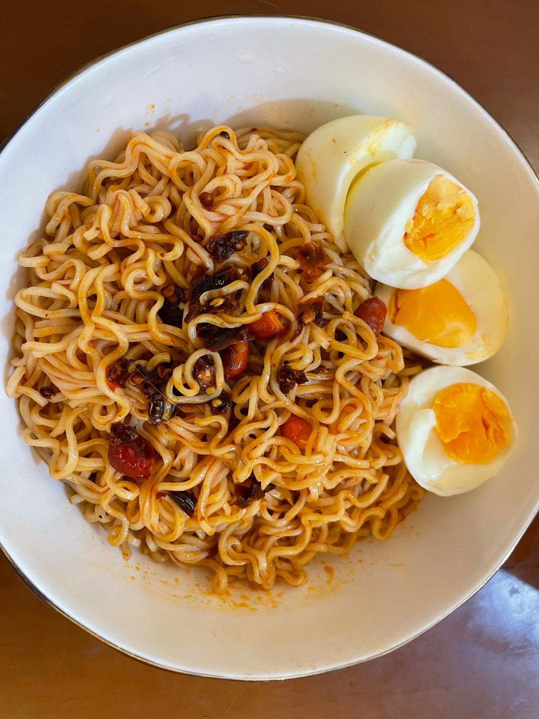 老干妈凉面绝绝子！无葱蒜