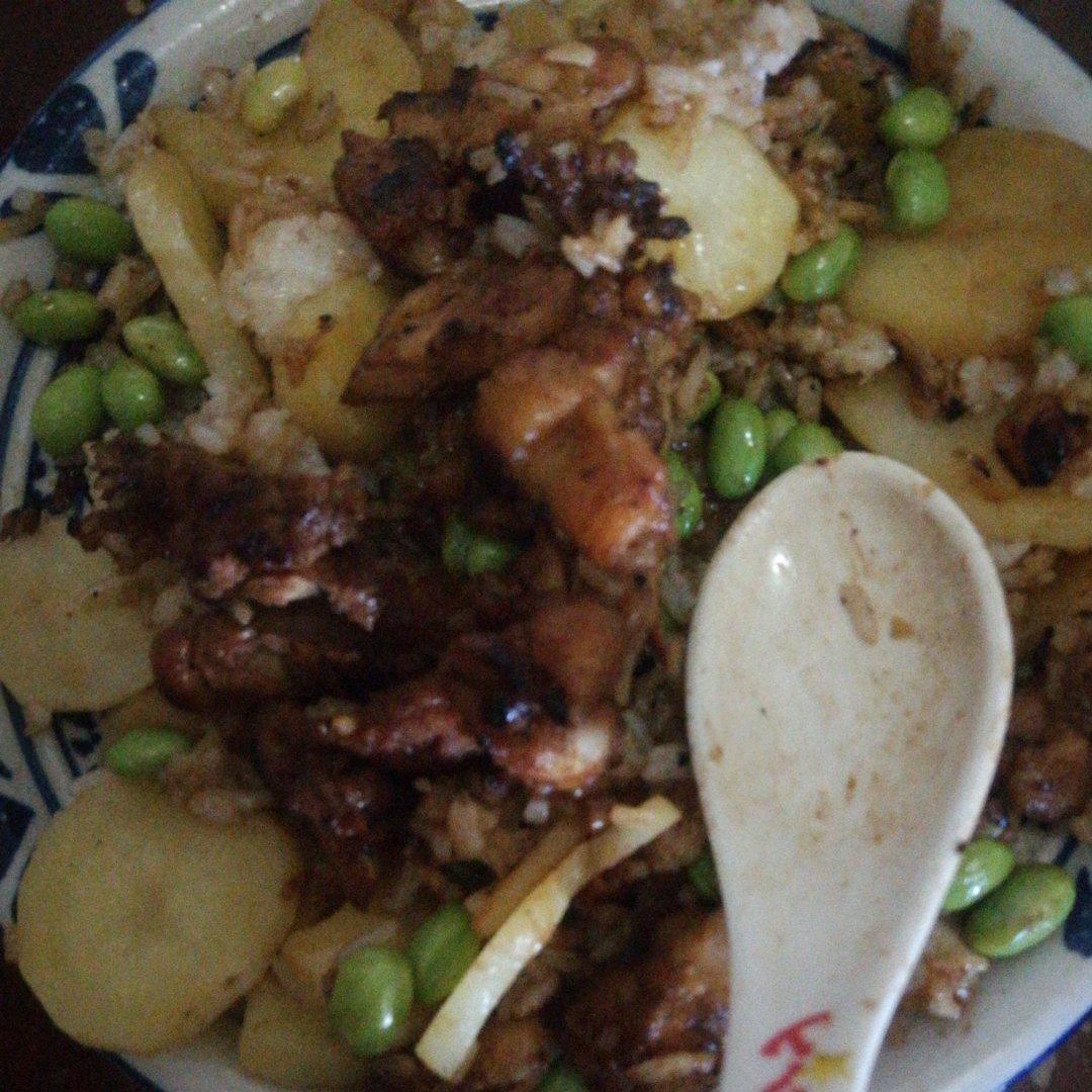 照烧鸡腿饭
