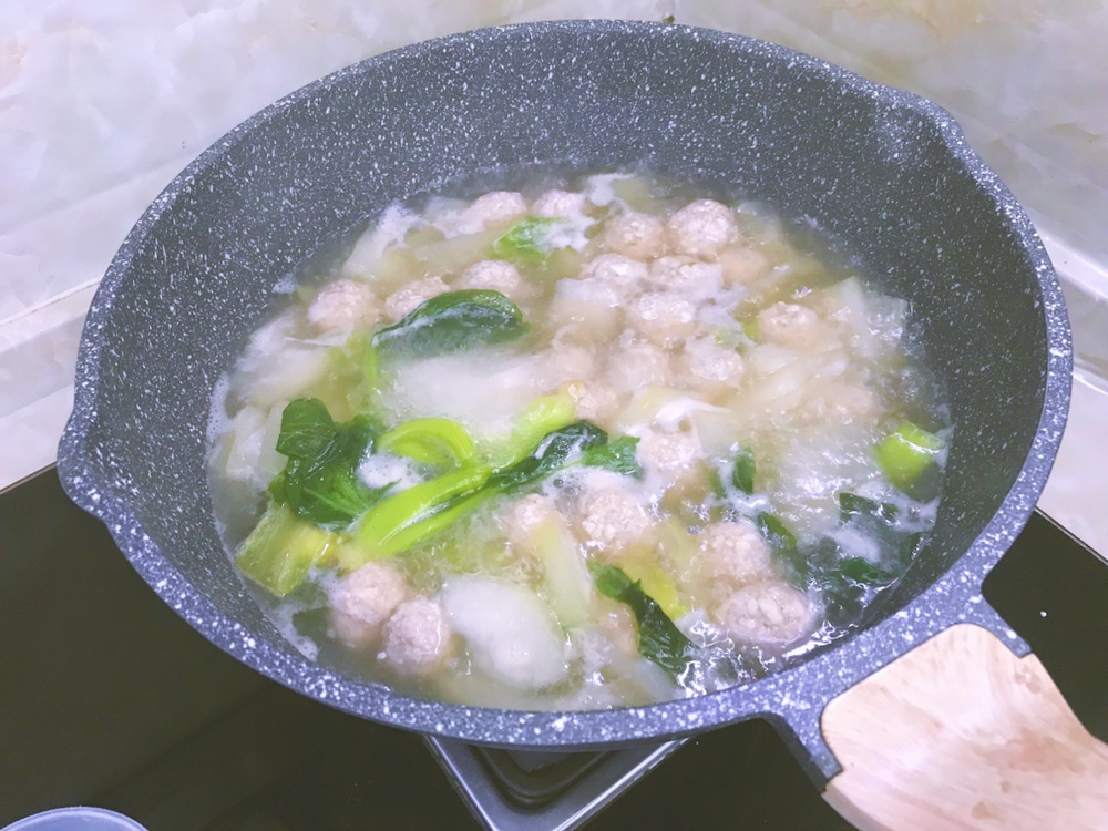 豆腐丸子汤—超级软嫩宝宝最爱的做法 步骤9