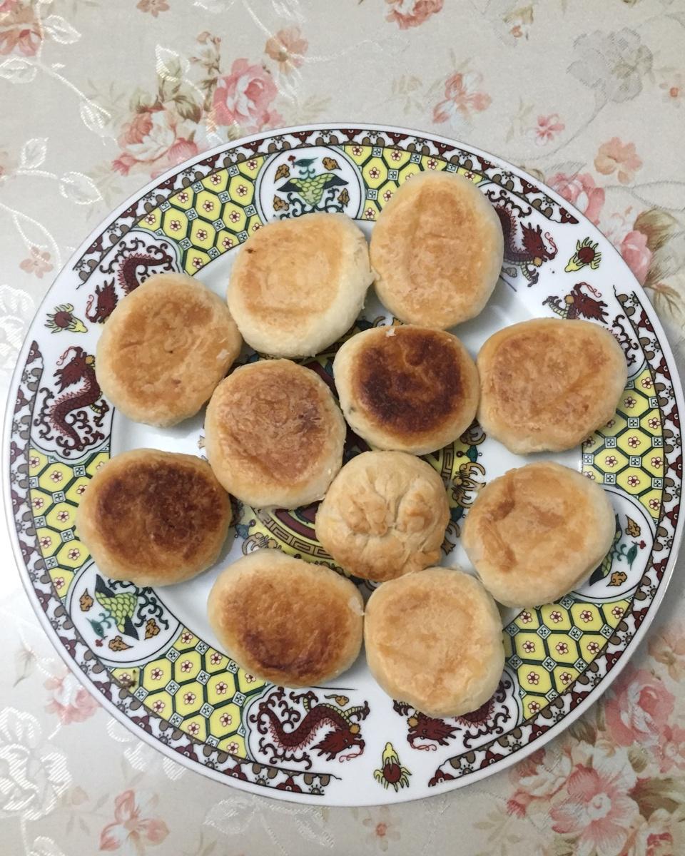 酥皮绿豆饼   酥得掉渣渣