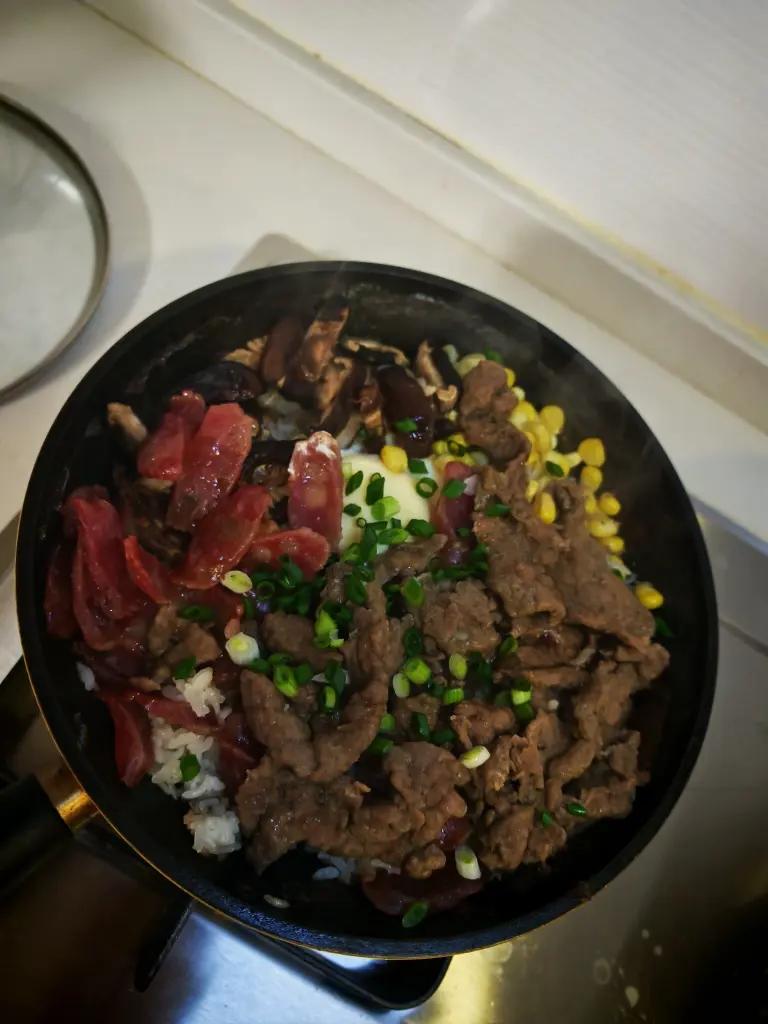 广式腊肉煲仔饭（家庭版）