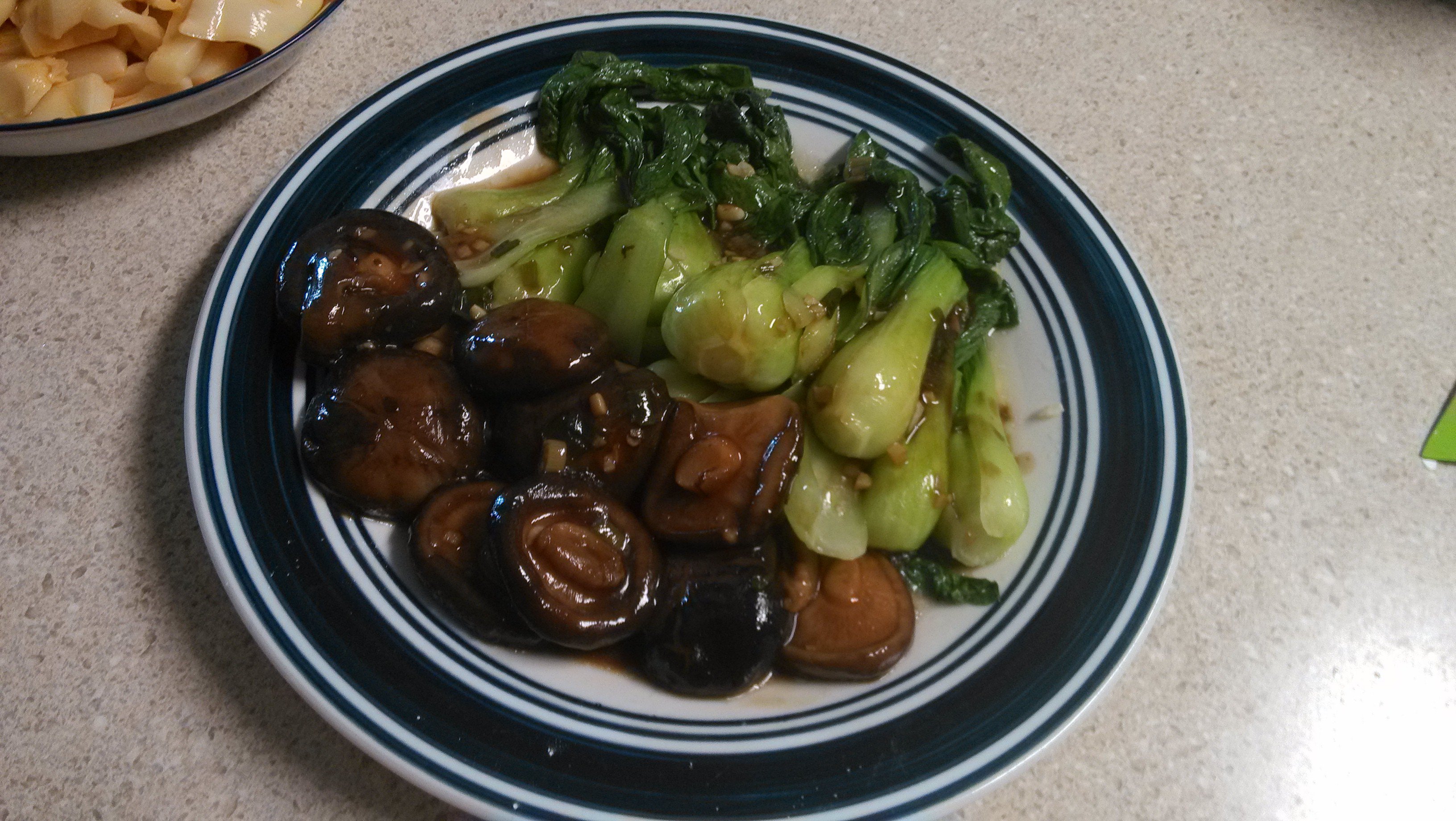 蚝油香菇菜心