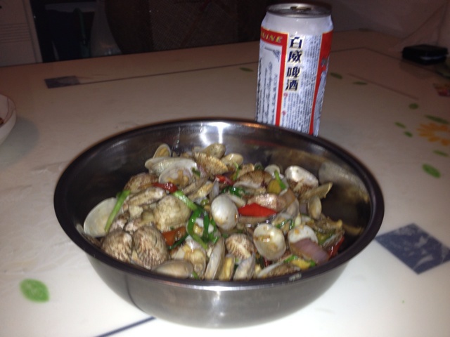 招牌黑胡椒炒花蛤