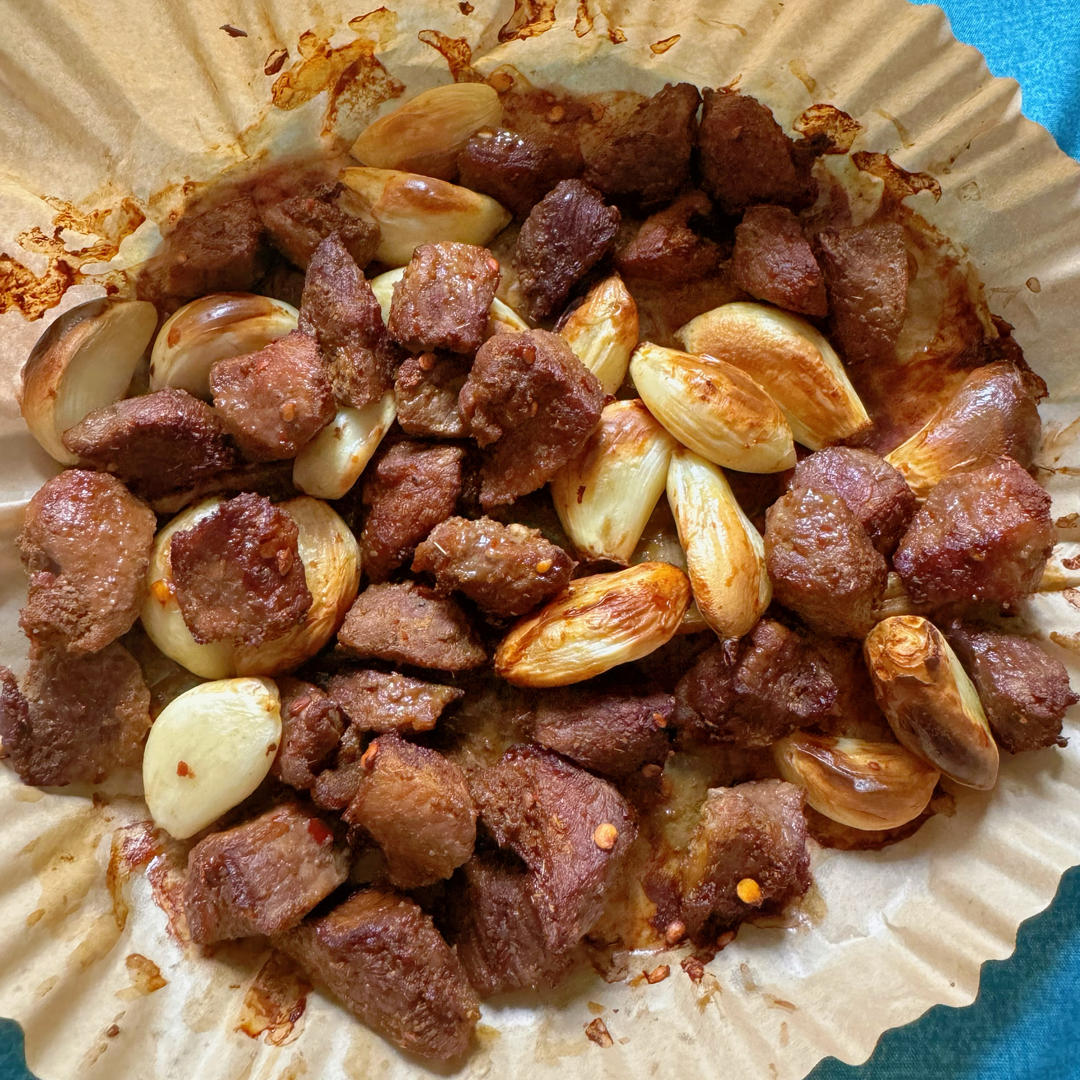 蒜烤牛肉（零失败空气炸锅版）--年夜饭菜品