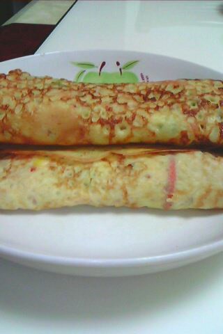 胡萝卜鸡蛋饼