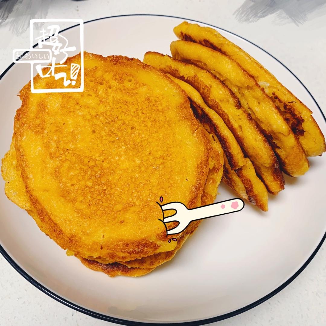 奶香玉米面饼