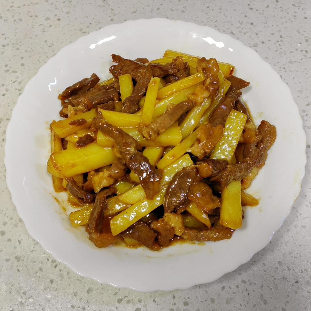 🤩🍚馋嘴下饭菜：牛排土豆条