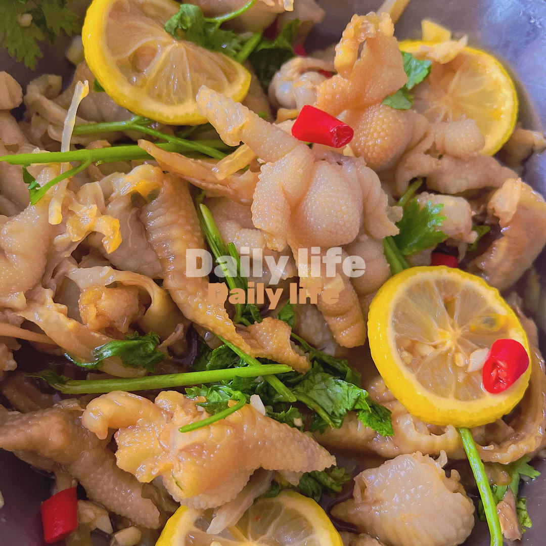 超简单的柠檬无骨鸡爪