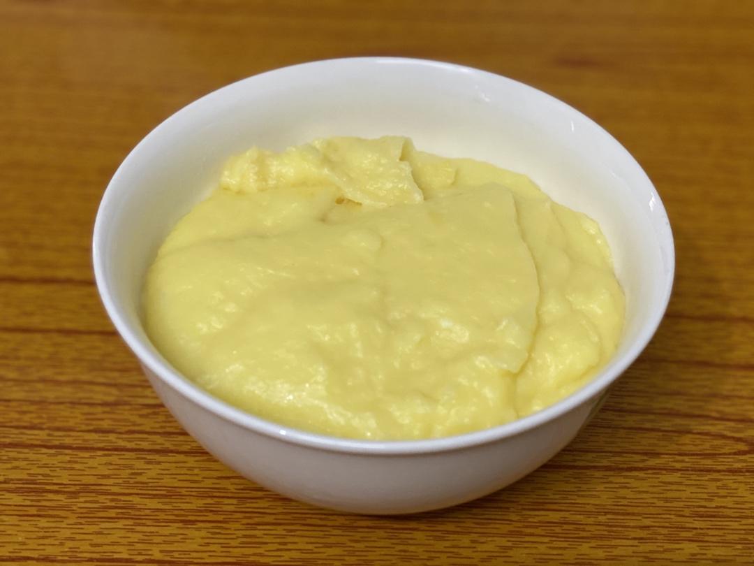 爱心奶黄馅（炒出来的奶黄馅）