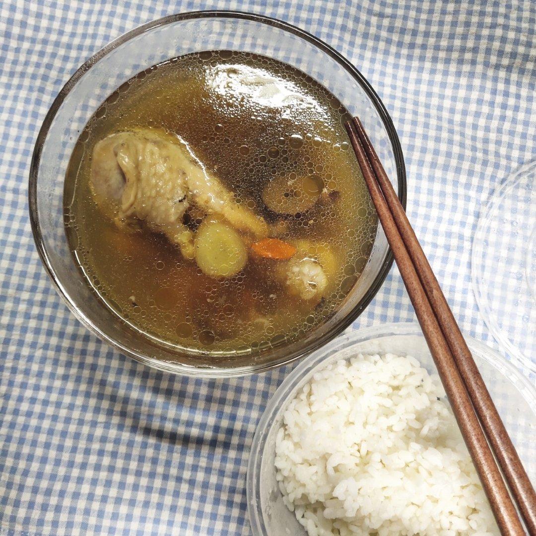 电饭锅版香菇炖鸡腿（少油）