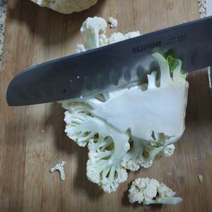 小媛食堂☞干锅花菜的做法 步骤2
