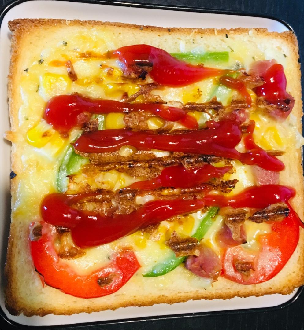 小白都能学会的吐司披萨