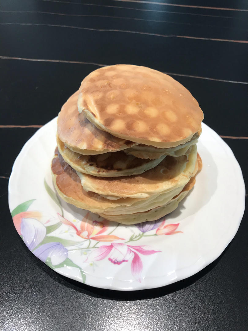 松软的酸奶松饼 Yogurt Pancake（无油无糖）