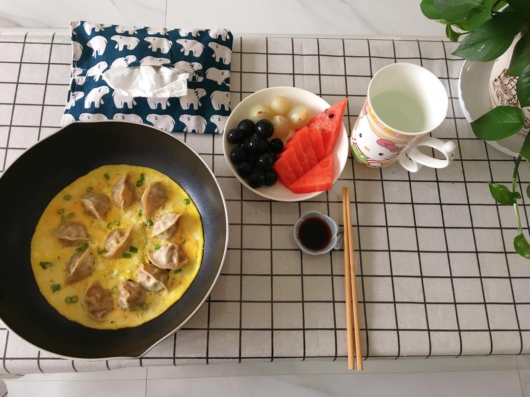 鸡蛋煎饺（零失败）