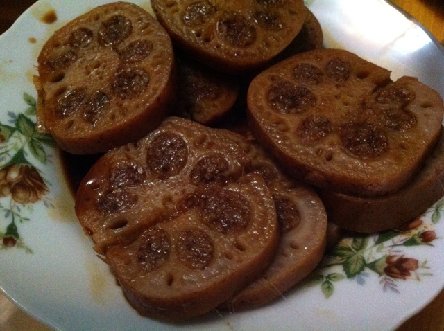 麻辣鸡肉糯米藕