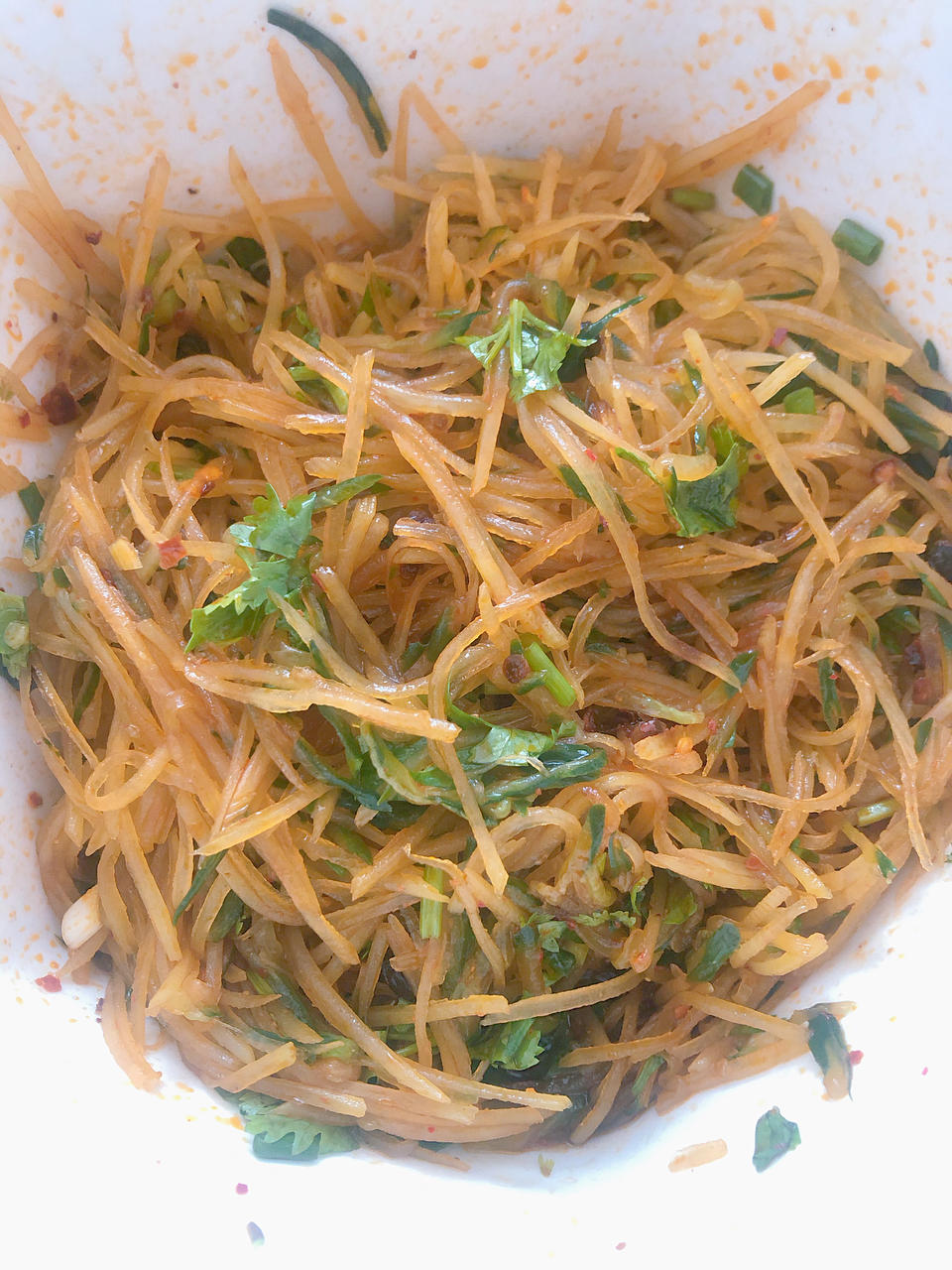 香辣开胃的凉拌土豆丝