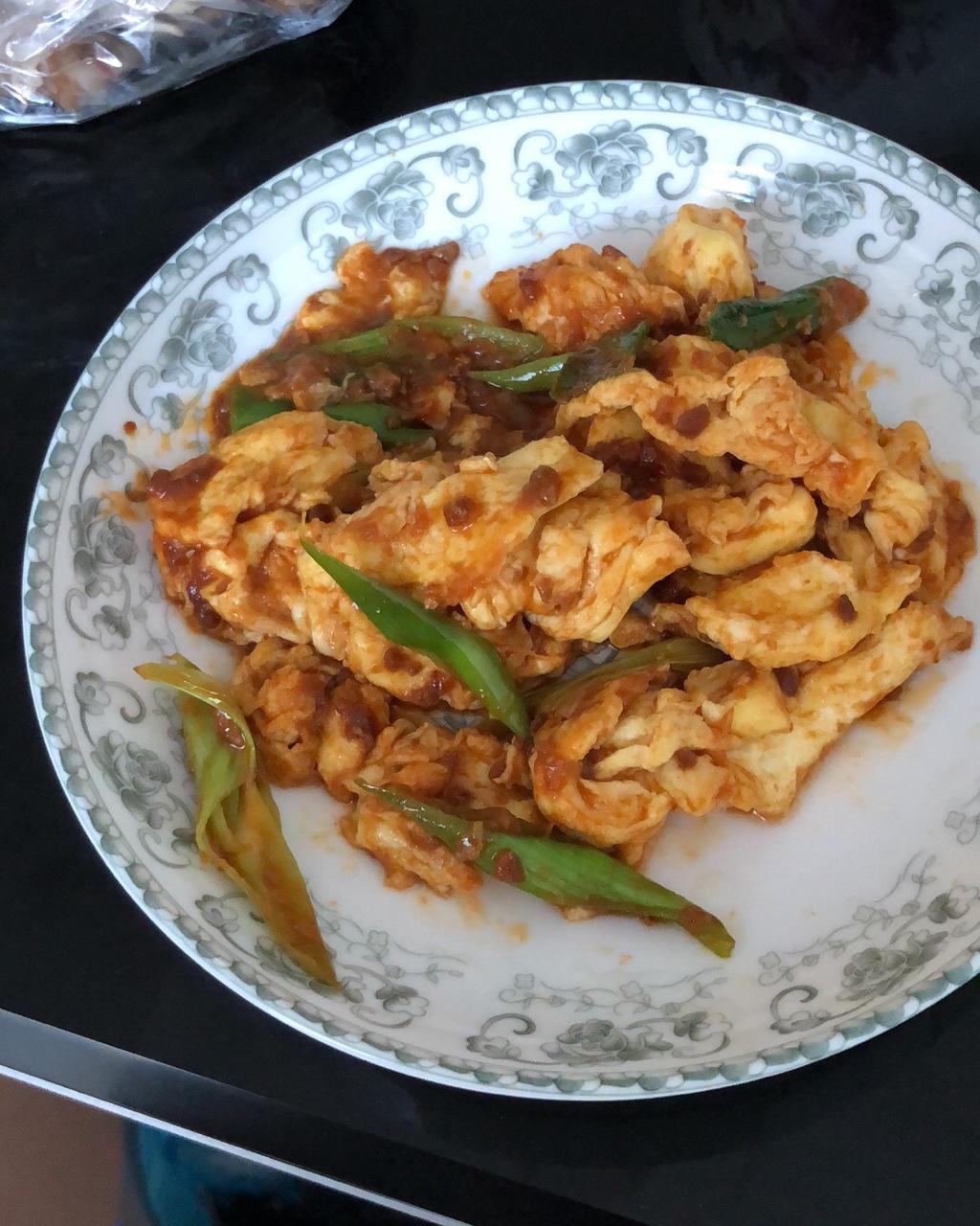 大酱炒鸡蛋（超级下饭菜）