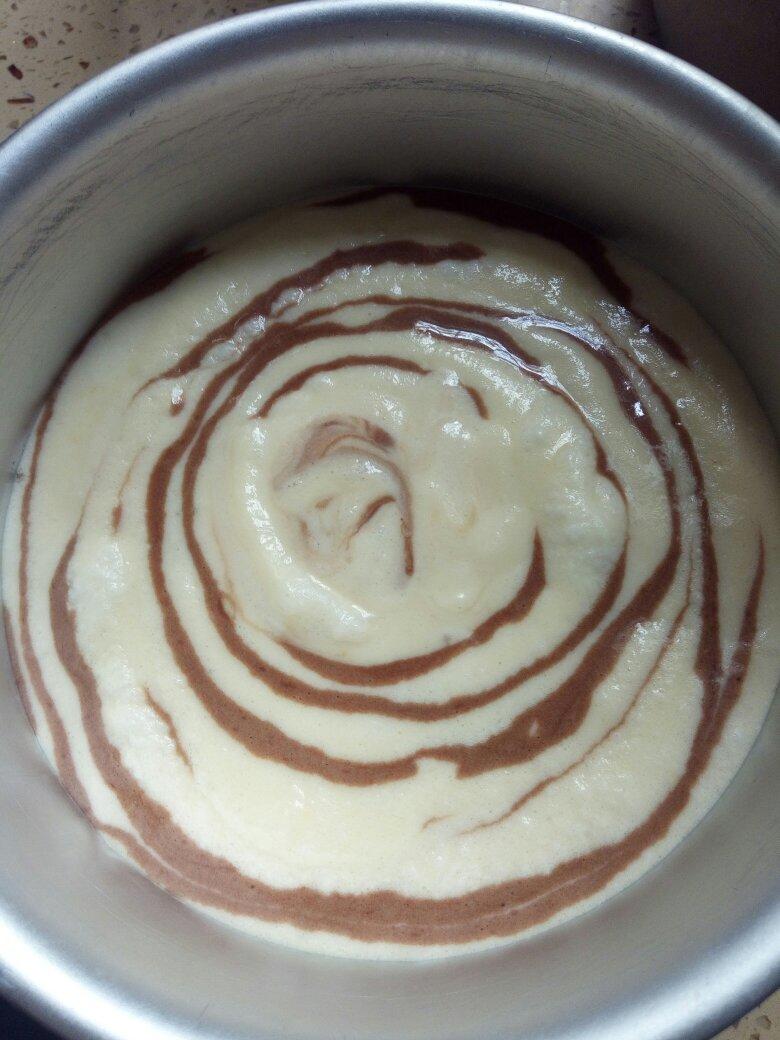 斑马纹酸奶蛋糕