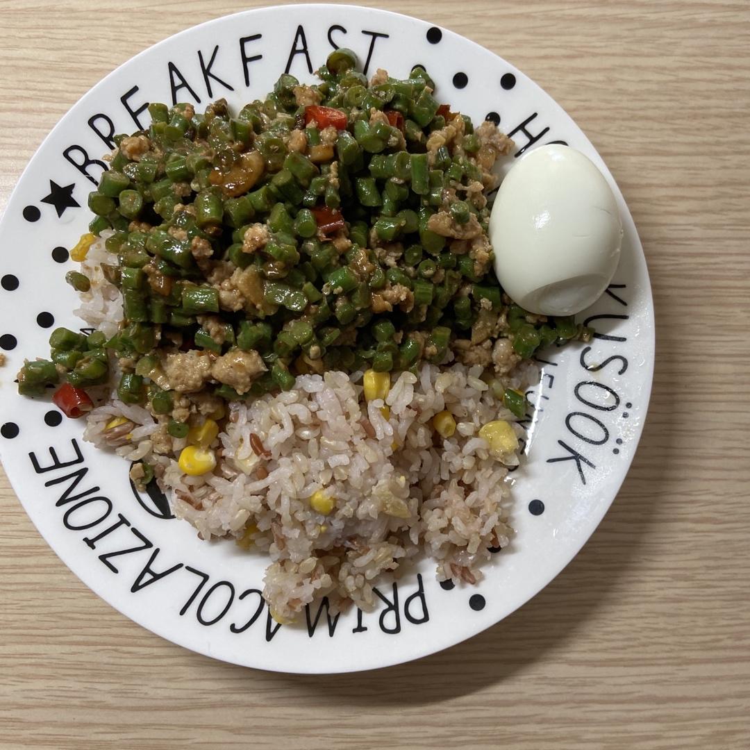肉沫豆角下饭菜