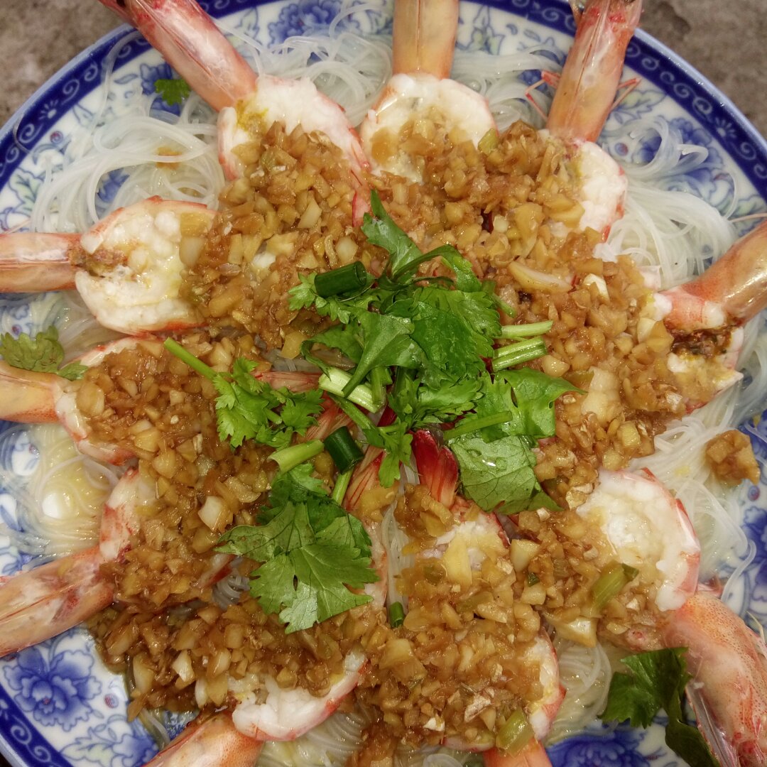 蒜蓉粉丝蒸虾