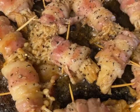 超下饭的金针菇培根🥓卷