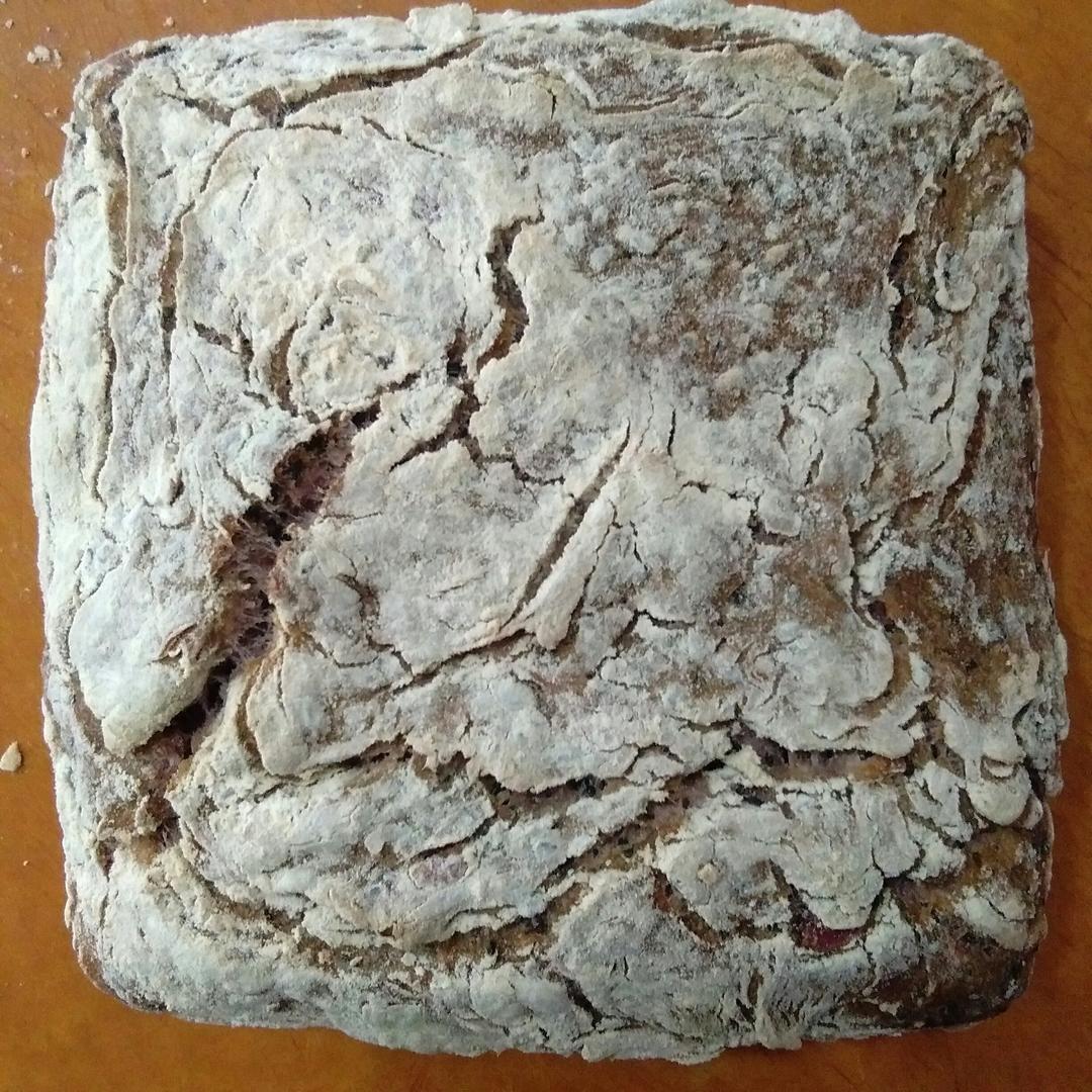 紫薯黑芝麻天然酵种欧包丨健康·烘焙