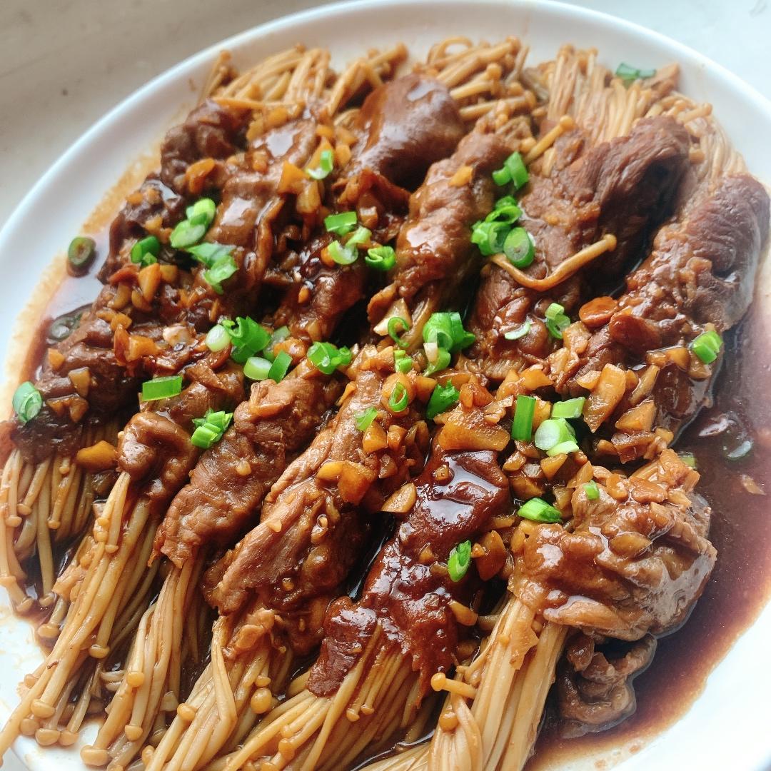 肥牛金针菇卷