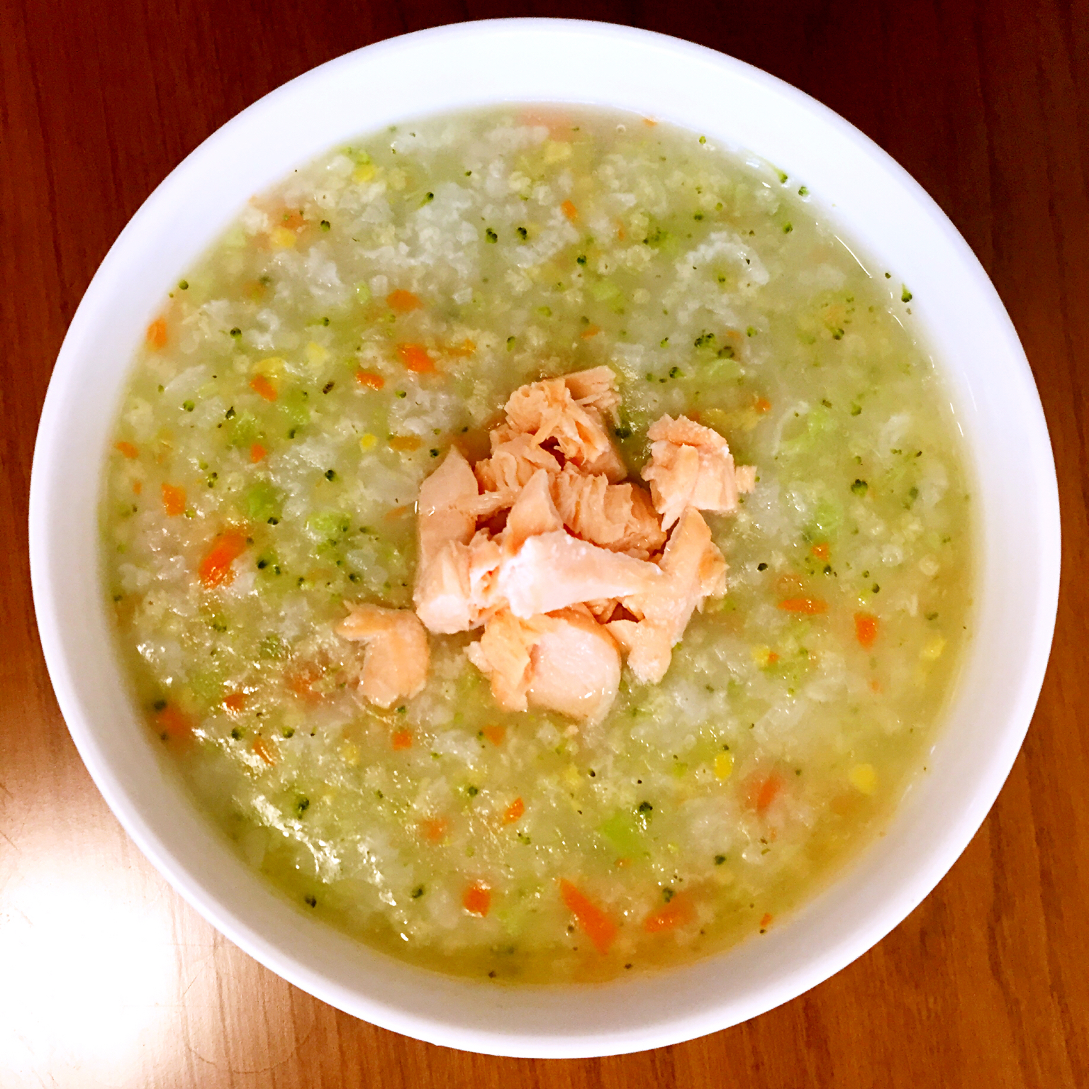 三文鱼粥