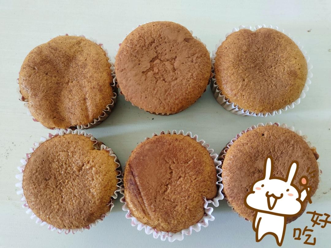 可可咖啡纸杯蛋糕