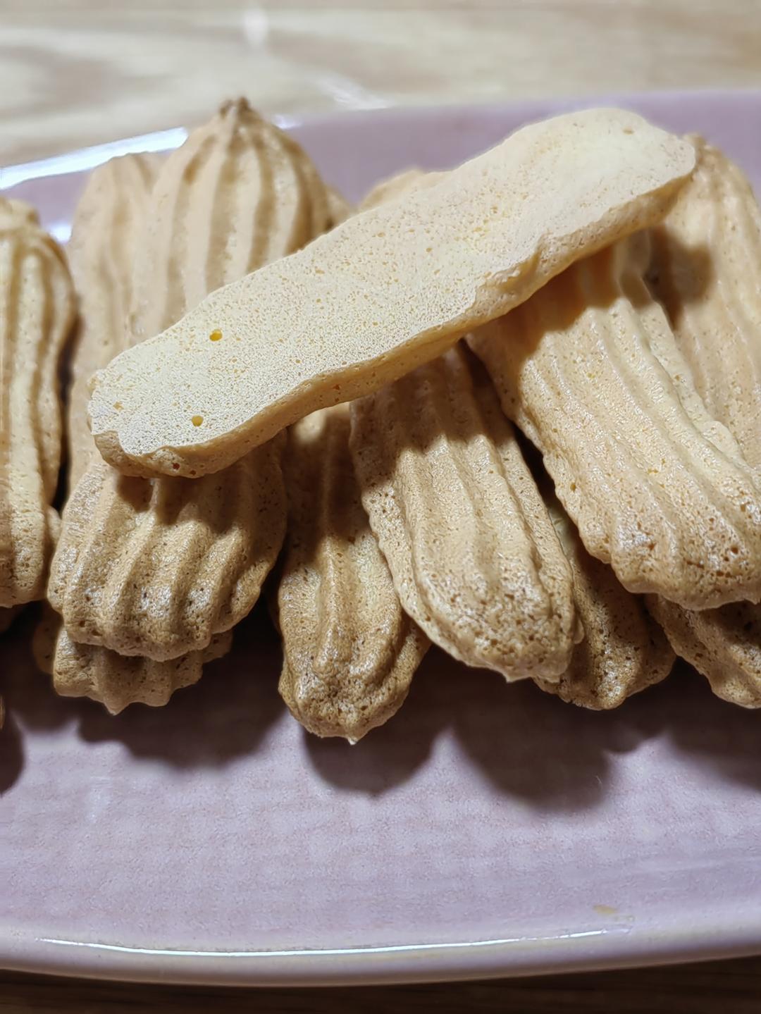 一次就成功的手指饼干～