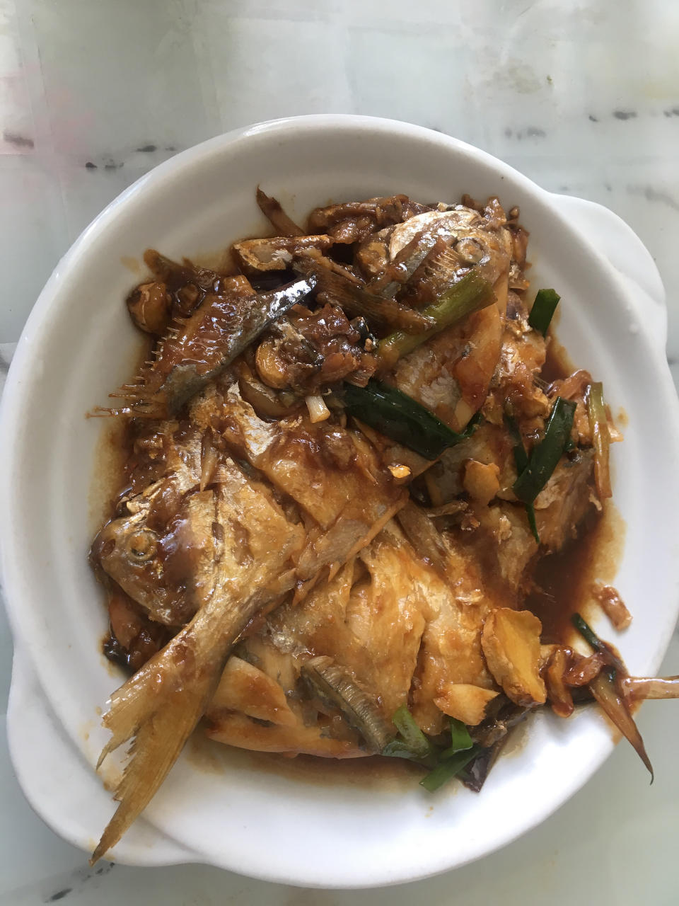 【家常菜】上海红烧鲳鱼