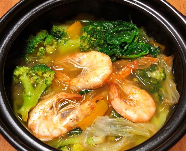 瘦身海鲜蔬菜汤