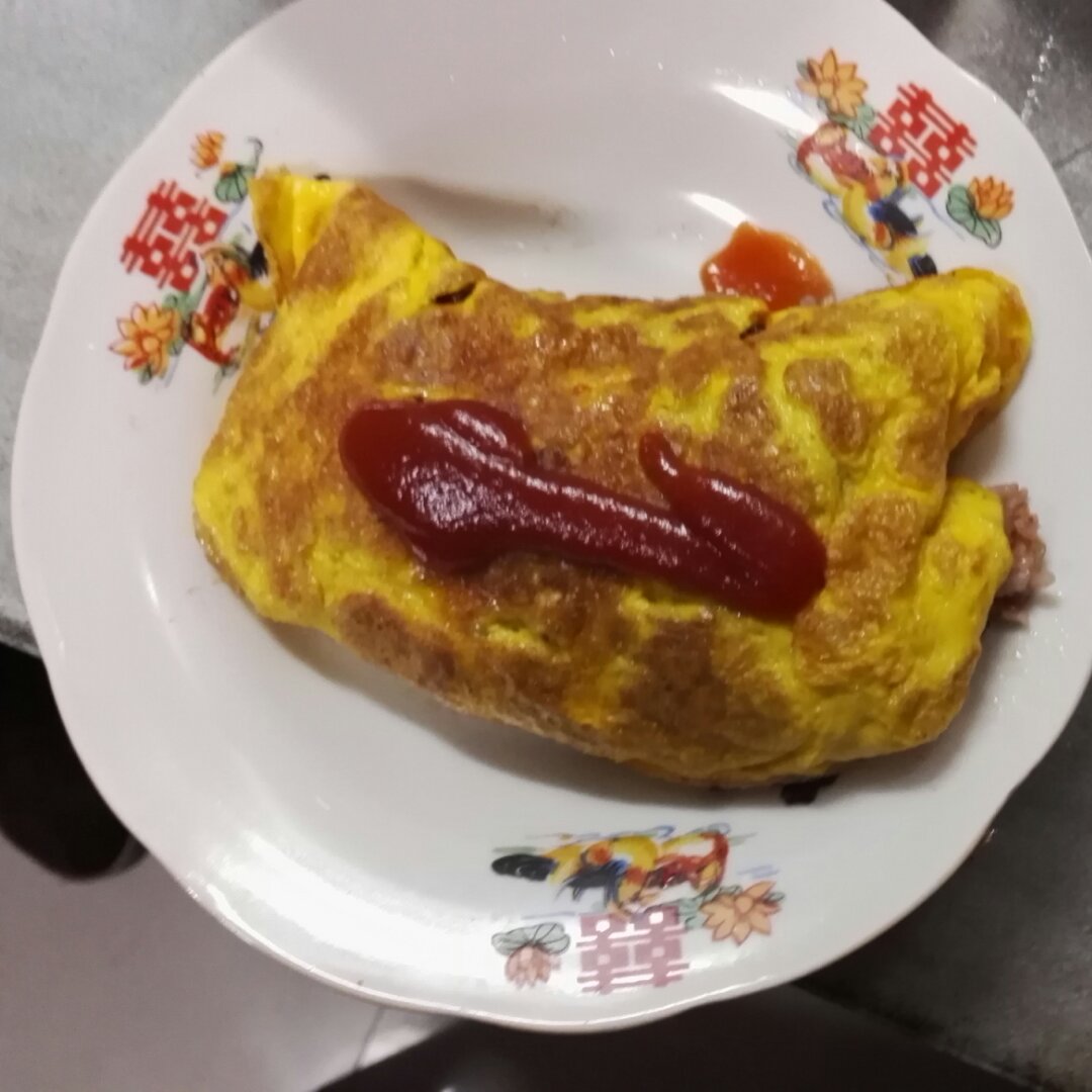 黄金茄酱蛋包饭