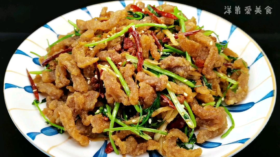 干煸肉丝的做法