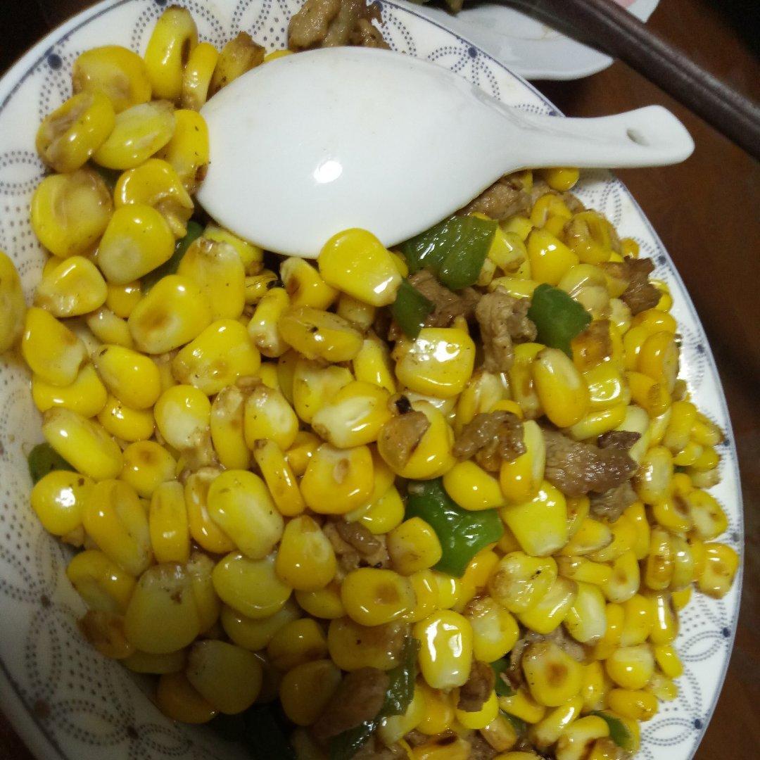 青椒炒玉米